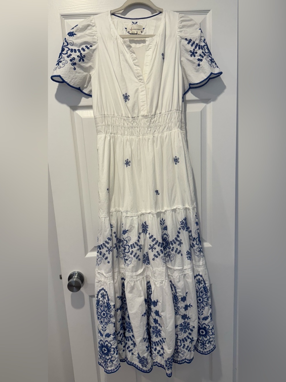 Anthropologie Somerset Eyelet Maxi Dress in Small - Picture 3 of 14